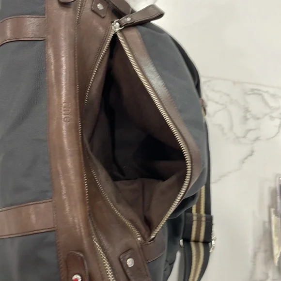 Rafe black satchel with multiple pockets